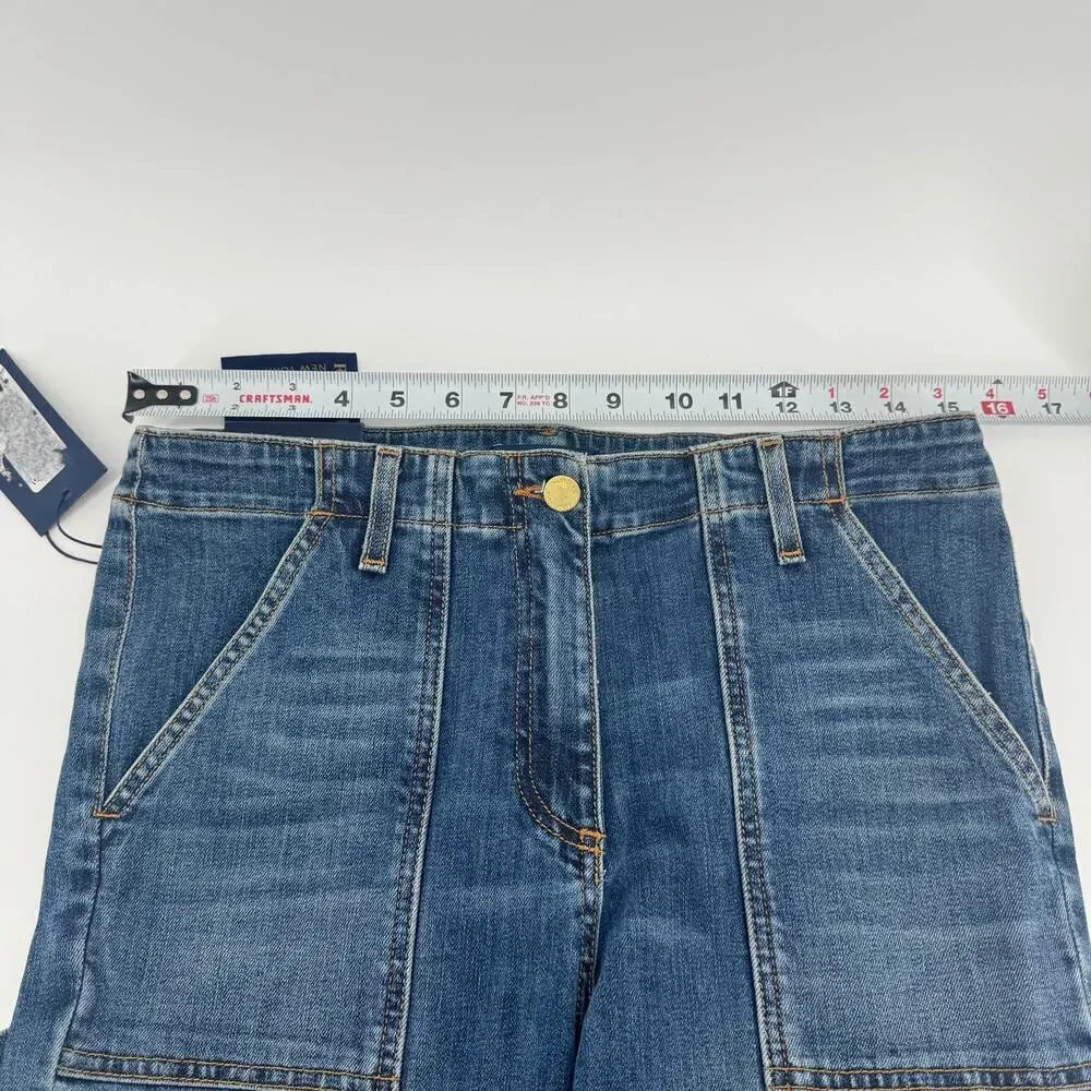 Ramy Brook Arizona High Rise Slim Leg Crop Jeans Size 29 NWT Medium Wash Slim